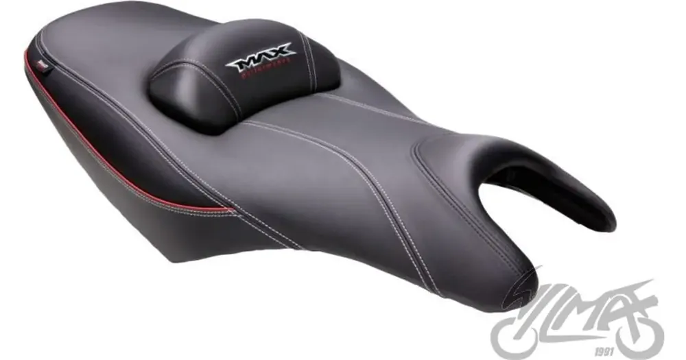 Shad-istuin Yamaha T.Maxiin, harmaat tikkaukset Paras Hinta