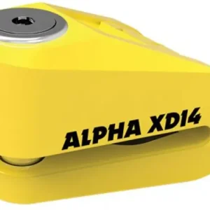 Oxford Alpha XD14 14mm keltainen levyjarrulukko Uusi Kokoelma