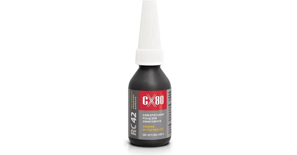 Tehdashinta Anaerobinen kierrelukite, keskivahva, CX80 RC42, 10 ml