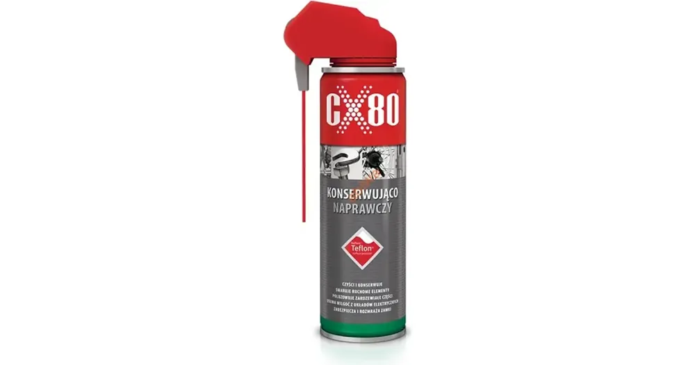 CX80 Monikäyttöinen huolto- ja korjaussuihke Teflon duospray 500ml Alennus