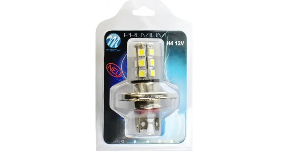 LED-polttimo X44 H4 18xSMD5050 valkoinen Osta Tänään