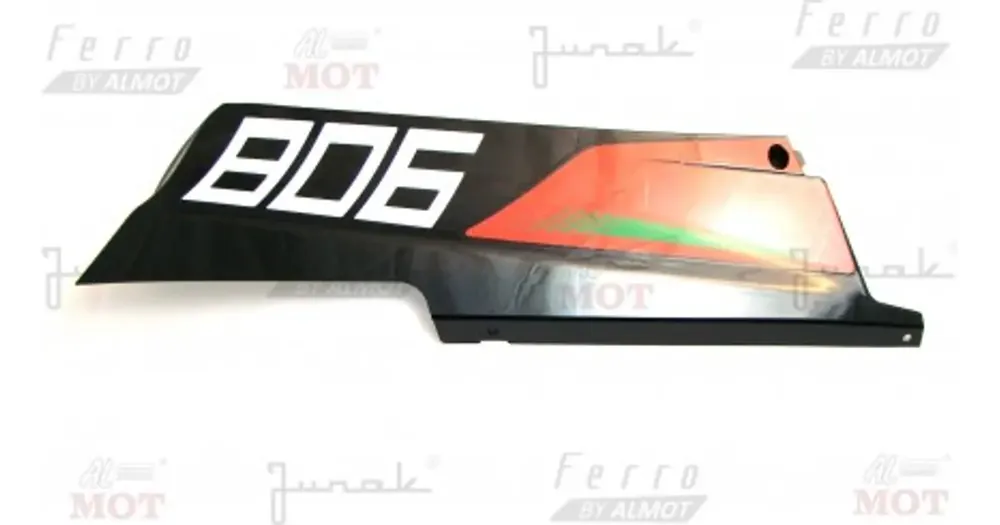 Sivukate oikea, musta-punainen, Junak 806 AC / LC Flash-Tarjous