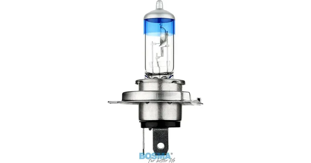 Merkkituote H4 P43T 12V 60/55W valkoiset polttimot Bosma Plus 100% 5455, 2 kpl