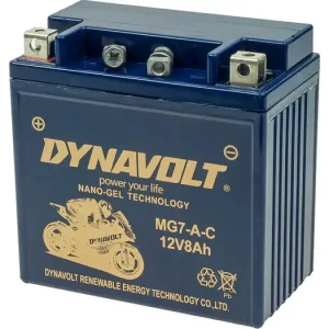 Bestseller Dynavolt MG7-A-C (YB7-A) geeliakku 136x76x130 12V 8Ah 85CCA
