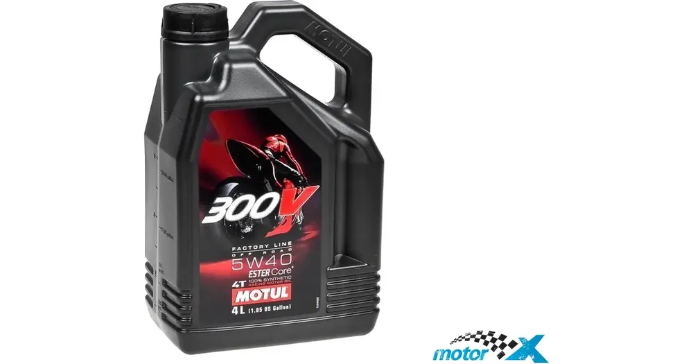 Poisto MOTUL 300V Off Road synteettinen 4T 5W40 4L moottoriöljy