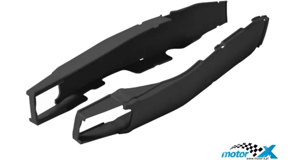 Kampanjahinta Polisport A-arm guards set, black
