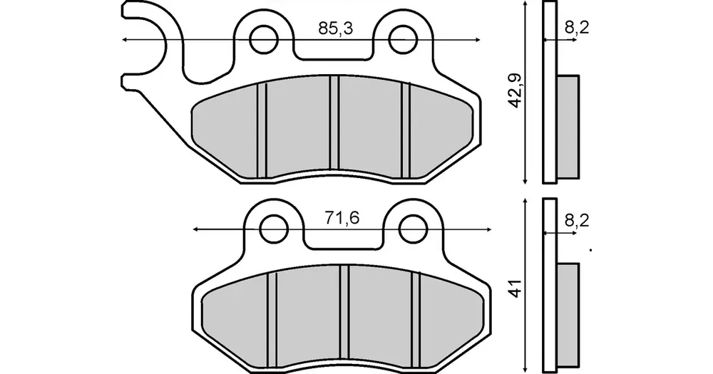 Uusi Malli JARRUPALAT SINTERED RMS 22 510 2753