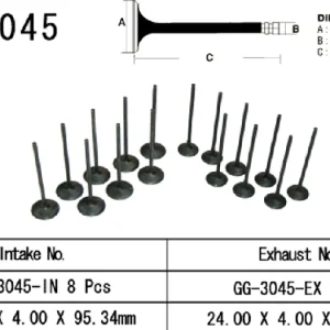 Edullinen Vesrah GG-3045-IN imuventtiili