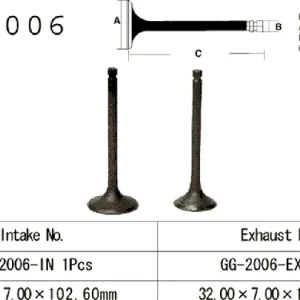 Ajankohtainen Vesrah GG-2006-IN imuventtiili