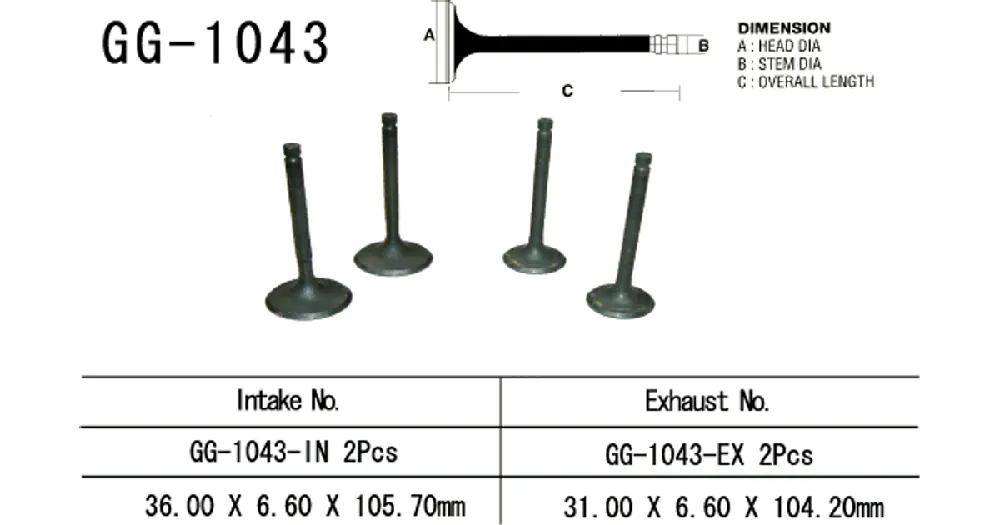 Vesrah GG-1043-IN imuventtiili Halpa