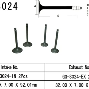 Uusi Malli Vesrah GG-3024-EX pakoventtiili