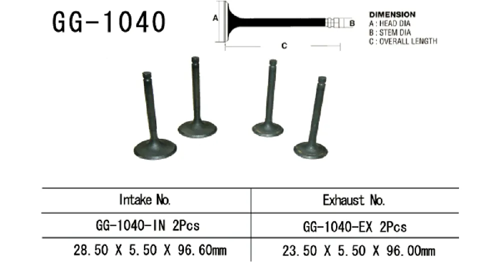 Vesrah GG-1040-IN imuventtiili Edullinen Hinta