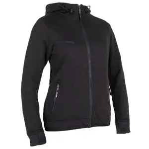 John Doe XTM Hoodie V3 WOMEN Moottoripyörähuppari - Musta Halpa