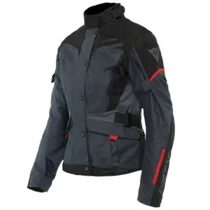 Loppuunmyynti Dainese TEMPEST 3 D-DRY NAISETTA Moottoripyörätakki - Musta / Punainen