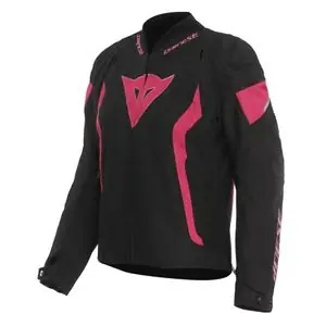Dainese AVRO 5 TEX WOMEN Moottoripyörätakki - Musta / Vaaleanpunainen Sertifioitu