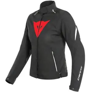 Superhinta Dainese LAGUNA SECA 3 LADY - D-DRY Moottoripyörätakki - Musta / Punainen