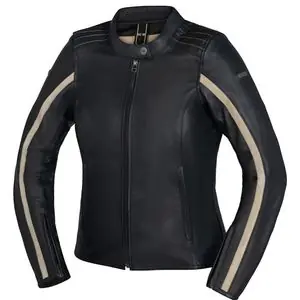 IXS CLASSIC LD STRIPE Moottoripyörätakki - Musta Erikoistarjous