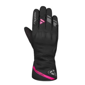 Pakollinen (Must-Have) Ixon PRO MIDGARD LADY Hanskat - Musta / Vaaleanpunainen