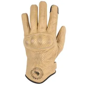 Helstons SUNSHINE AIR Hanskat - Musta / Beige Sertifioitu
