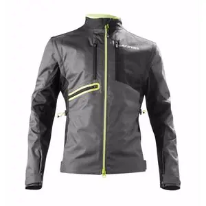 Acerbis ENDURO ONE BLACK FLUO YELLOW 2023 Enduro-takki - Musta / Keltainen Aito