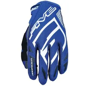 Five MXF PRORIDER S - BLUE 2023 Cross-käsineet - Sininen / Valkoinen Nopea Toimitus