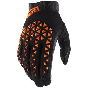 100% AIRMATIC CE 2024 Enduro-käsineet - Musta / Oranssi Merkkituote