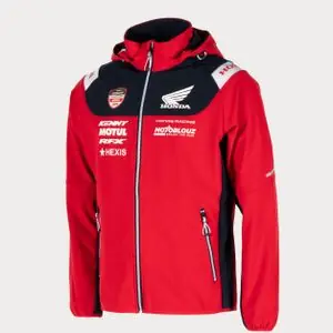 Pakollinen (Must-Have) Honda Motoblouz SR RACING Softshell - Punainen / Sininen