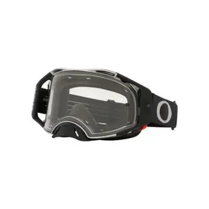 Oakley AIRBRAKE TUFF BLOCKS BLACK GUNMETAL CLEAR SCREEN 2024 Cross-maski - Musta Alkuperäinen