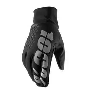 100% BRISKER HYDROMATIC MUSTA 2024 Cross-käsineet - Musta Alkuperäinen