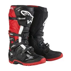 Alennus Alpinestars HONDA TECH 7 DRYSTAR® 2025 Enduro-kengät - Musta / Punainen