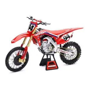 Flash-Tarjous Newray Moto Honda 450 CRF Ken ROCZEN - Mittakaava 1/6° Miniatyyrikuva - Punainen / Musta