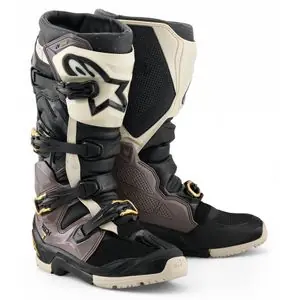 Alennettu Alpinestars TECH 7 ENDURO DRYSTAR® 2026 Enduro-kengät - Musta / Harmaa