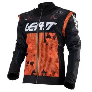 Uusi Kokoelma Leatt 4.5 X-FLOW 2024 Enduro-takki - Musta