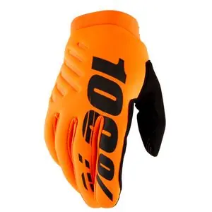 Rajoitettu Tarjous 100% BRISKER ORANGE FLUO 2024 Cross-käsineet - Oranssi