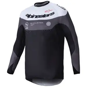 Aito Alpinestars PRO-DURA 2025 Cross-paita - Musta / Valkoinen