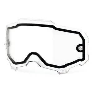 Turvallinen Maksu 100% ARMEGA - DUAL PANE - ANTI-FOG Näyttömaski - Väritön