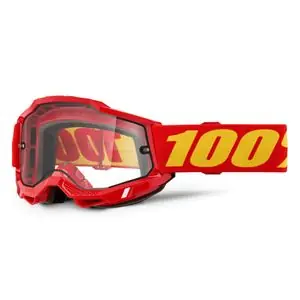 100% ACCURI 2 ENDURO MOTO Punainen - Vaalea 2025 Cross-maski - Punainen Vain Rajoitetun Ajan