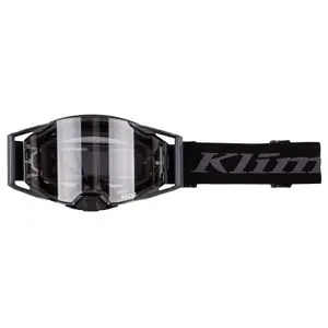 KLIM RAGE OFF-ROAD BLACK 2023 Cross-maski - Väritön Kuuma Tarjous