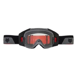 Fox VUE X - CLEAR 2025 Cross-maski - Musta / Harmaa Vain Rajoitetun Ajan