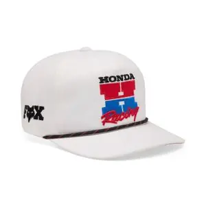 Viimeinen Mahdollisuus Fox HONDA SNAPBACK HAT Lippalakki - Valkoinen
