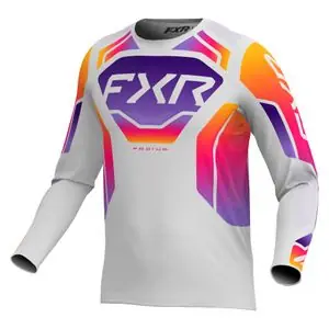 Edullinen FXR PODIUM ENFANT Cross-paita - Harmaa / Violetti