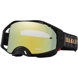 Alennettu Hinta Oakley Airbrake MX Herlings Signature 24k Iridium 2025 Cross-maski - Musta