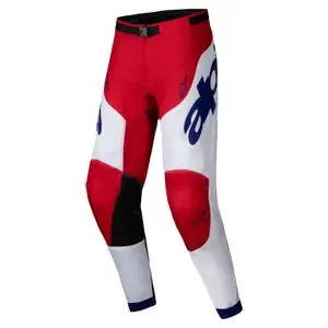 Alpinestars RACER - VEIL 2025 Cross-housut - Punainen / Valkoinen Rajoitettu Tarjous