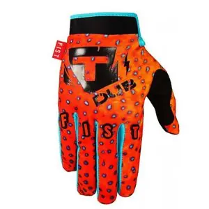 Fist Handwear STRAPPED TDUB FLUPPIN 2024 Cross-käsineet - Oranssi / Sininen Nopea Toimitus