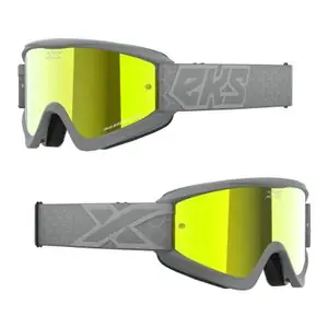 EKS GOX FLAT OUT - GOLD MIRROR 2024 Cross-maski - Punainen / Sininen Viimeinen Mahdollisuus