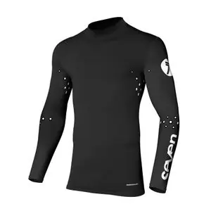 Kausialennus Seven ZERO LASER CUT COMPRESSION 2024 Cross-paita - Musta