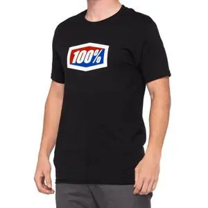 100% OFFICIAL Lyhythihainen T-paita - Musta Tarjous
