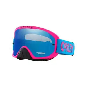 Korkea Laatu Oakley O FRAME 2.0 BLUE CRACKLE BLACK ICE IRIDIUM 2024 Cross-maski - Sininen