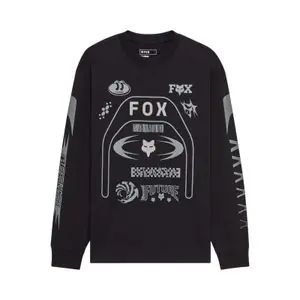 Aito Fox IMAGE COSMO MW OVERSIZED Pitkähiha T-paita - Musta