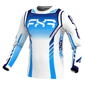 Ajankohtainen FXR VAPOR AIR 2024 Cross-paita - Valkoinen / Sininen